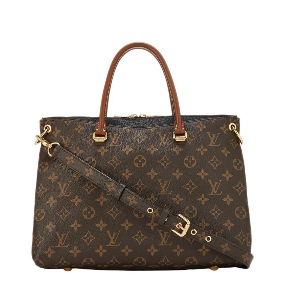 Louis Vuitton Black Monogram Coated Canvas Pallas (Authentic Pre-Loved)